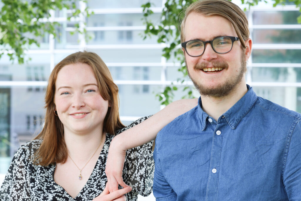 Henrik og Hedda er nyvalgte ledere for Studentparlamentet ved NTNU i Ålesund