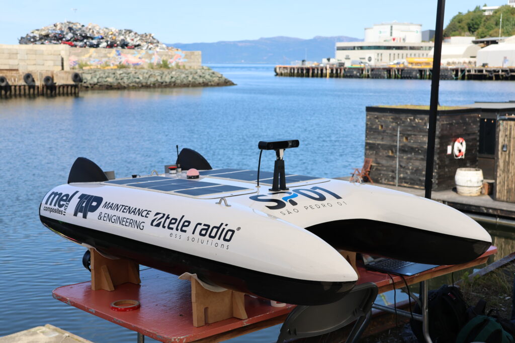 Autonom farkost ved Havet i Trondheim. Foto: Lars Bugge Aarset